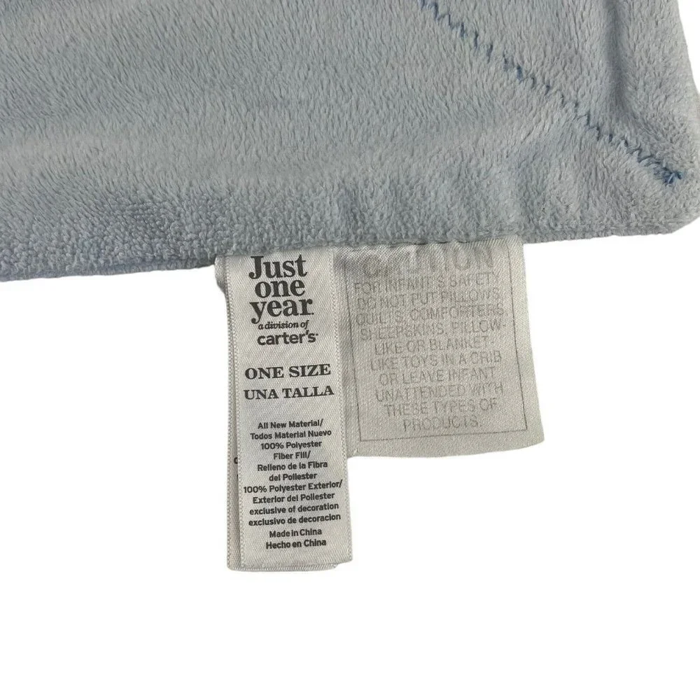 Carters Just One Year‎ Blue Teddy Bear Lovey 12